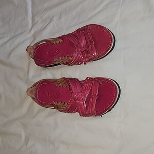 Mexican Pink Huaraches Size 9